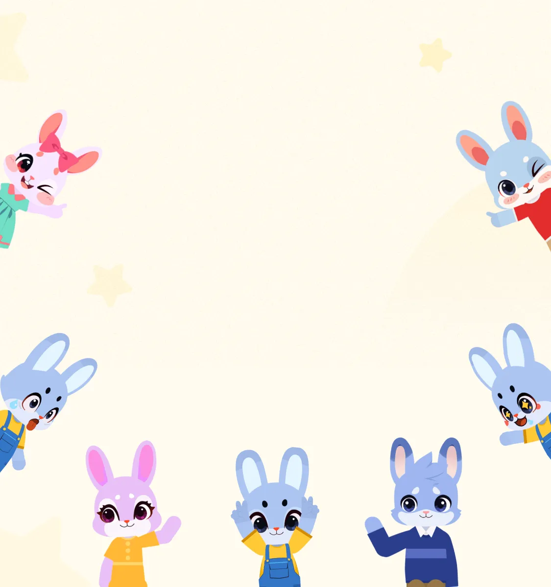 Giggle Academy 官方介绍页角色插画